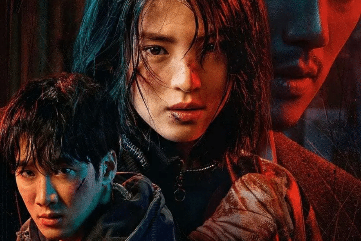Yoon Ji-woo dans la serie My Name sur Netflix