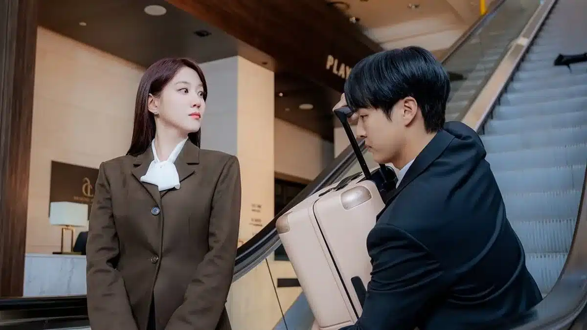 Park Eun-bin et Yang Se-jong dans une scène de Spooky in Love